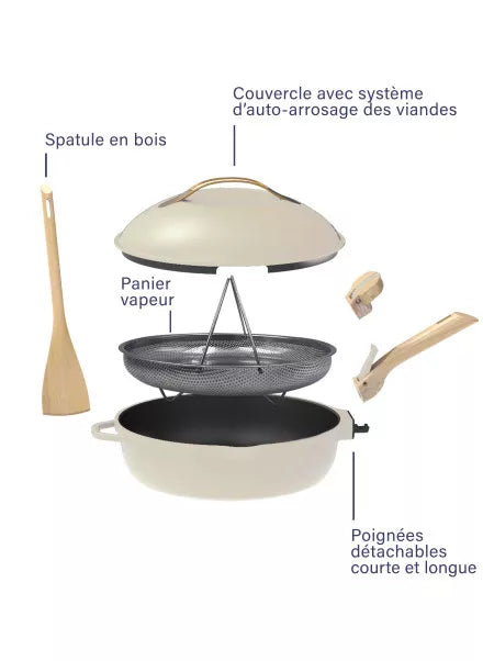 La fabuleuse poele 24cm meringue