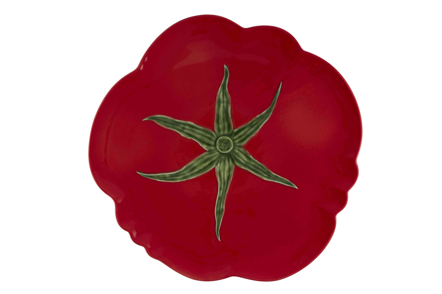 Large Pizza plate - tomato