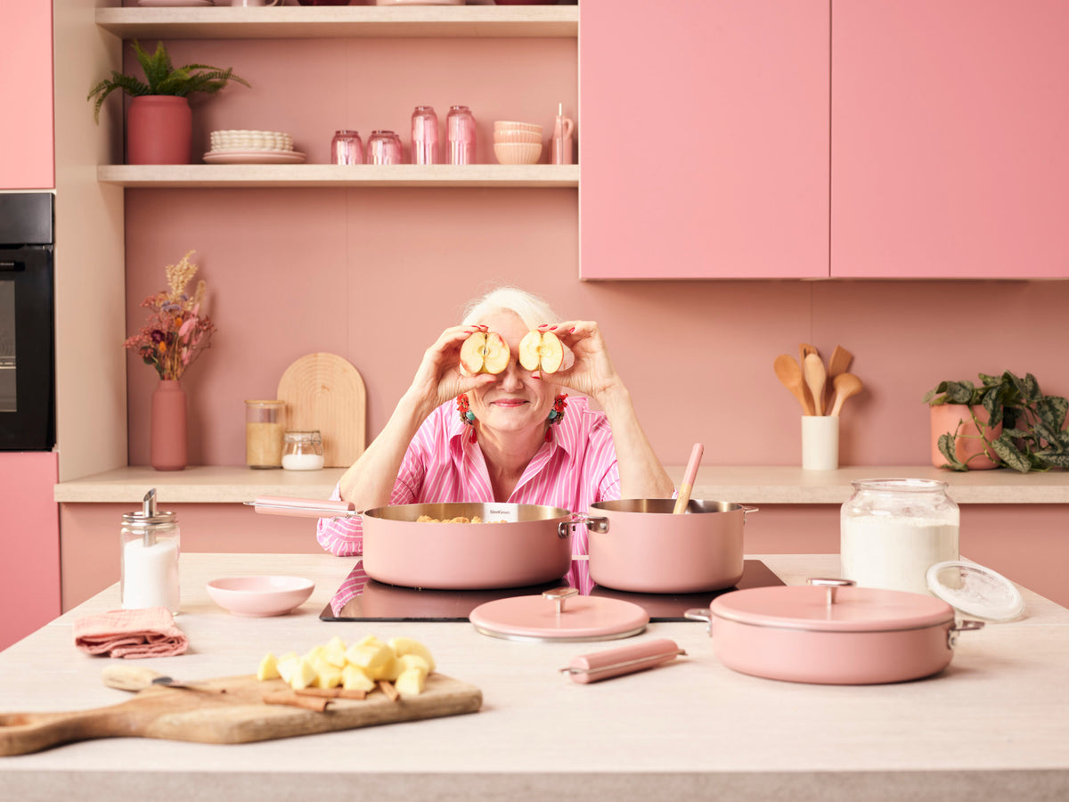 Merveilleuse pan inox 24 roze-guimauve