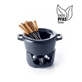 Beka NORI fonduestel gietijzer zwart 2L