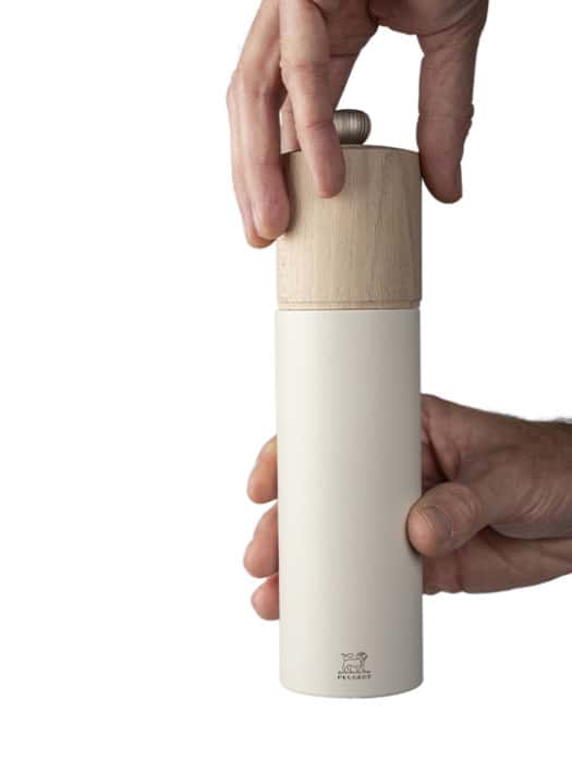 Boreal manuele zoutmolen - 21cm - vederwit