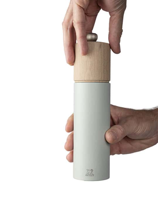 Boreal manuele zoutmolen - 21cm - vederwit