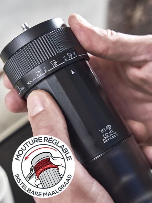 Manuele koffiemolen - Presto - 7 maalstanden