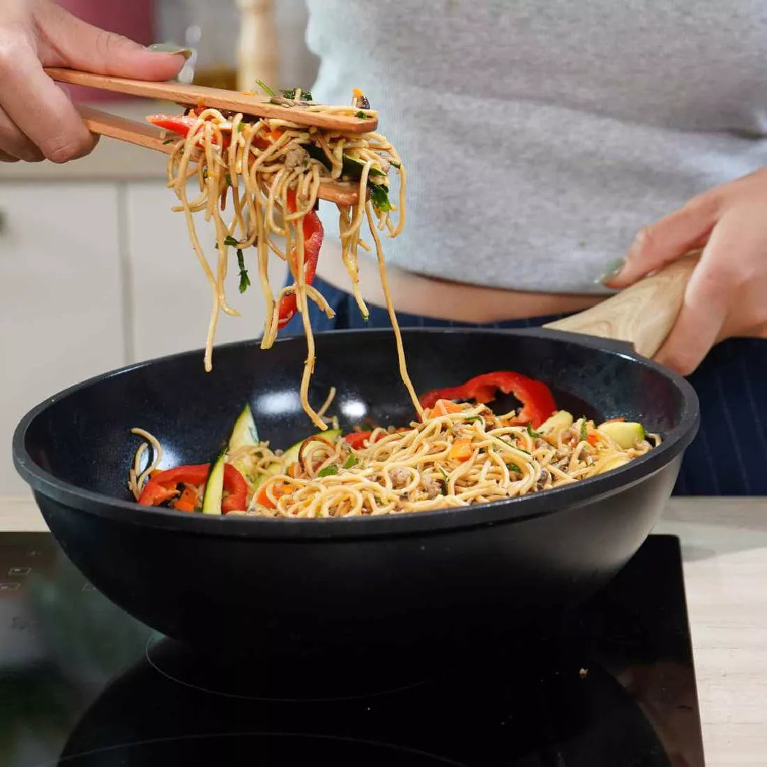 Wok - 28cm - grafiet