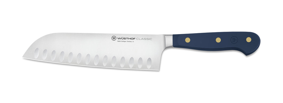 Santoku classic Wild blueberry 17cm met kuiltjes