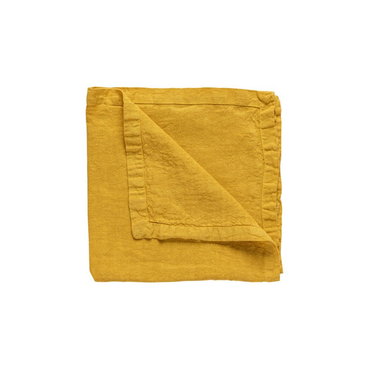 Napkin Maria - 100% linnen - yellow