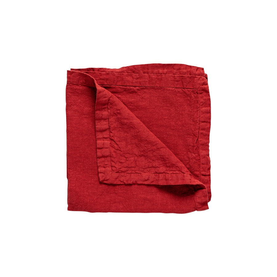 Napkin Maria - 100% linnen - chili pepper