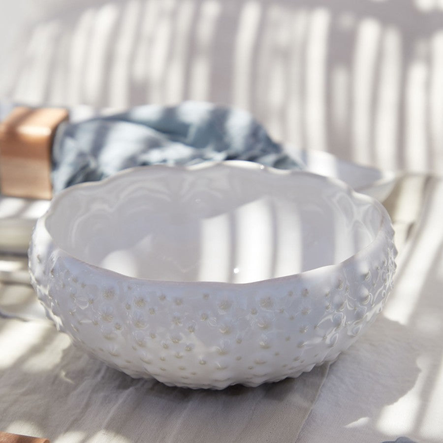 Large urchin bowl Aparte - 18cm - white