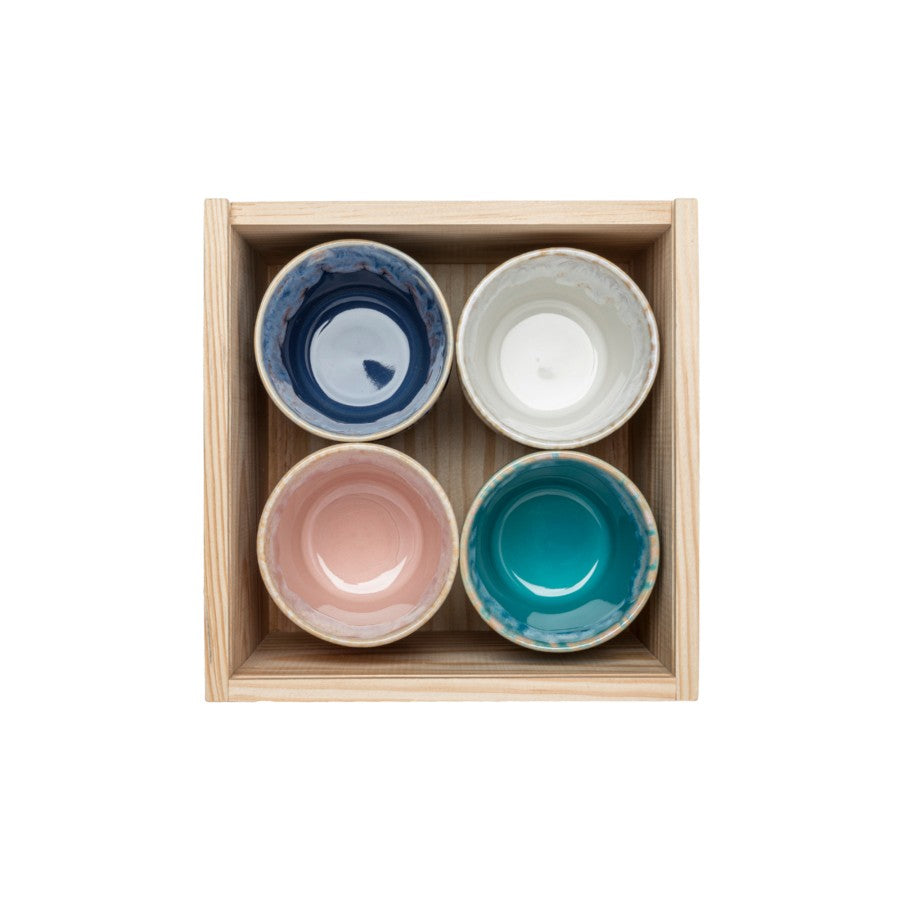 Gift box 8 espresso cups grespresso - multicolor