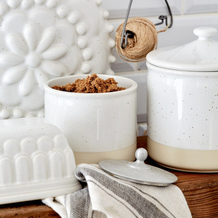 Canister 146 cl, FATTORIA, white