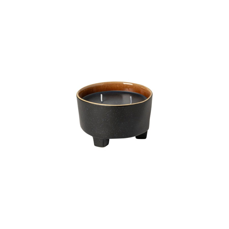 Footed bowl soy wax candle - riviera - 12cm