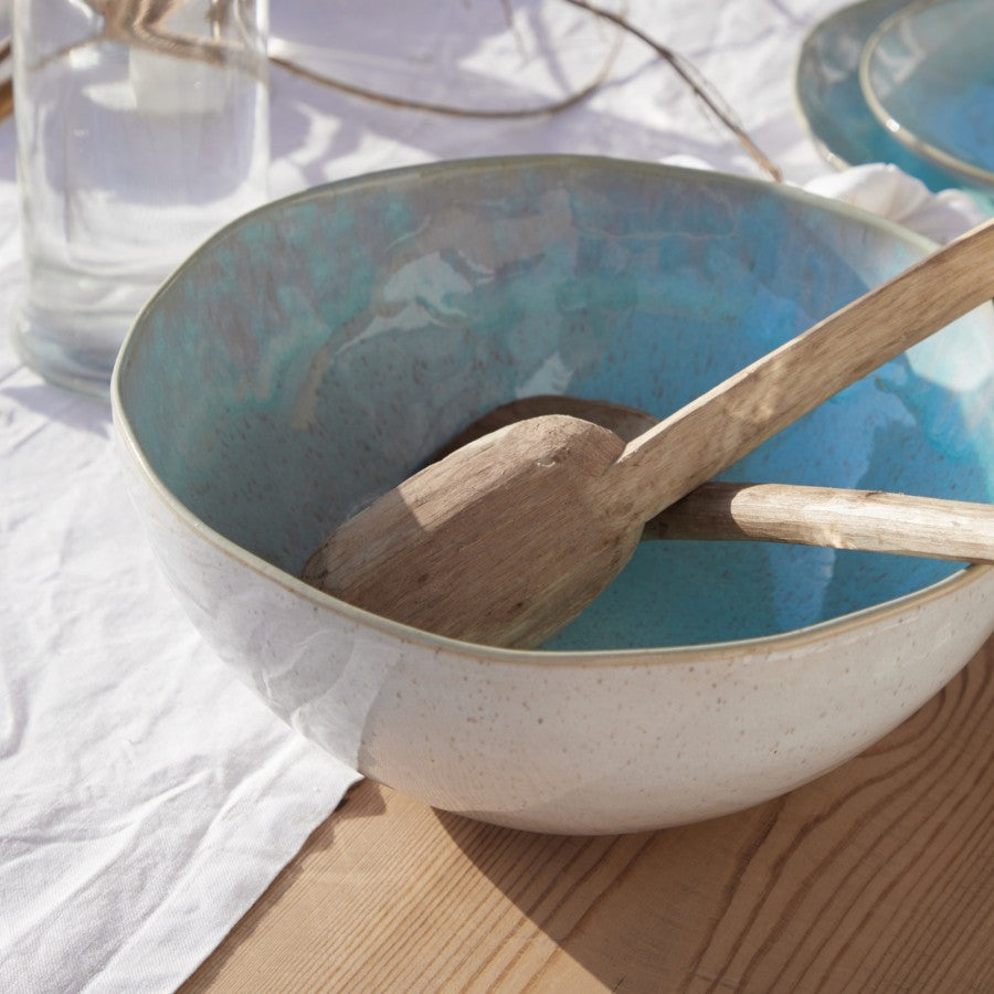 Pasta serving bowl eivissa - 28cm - sea blue