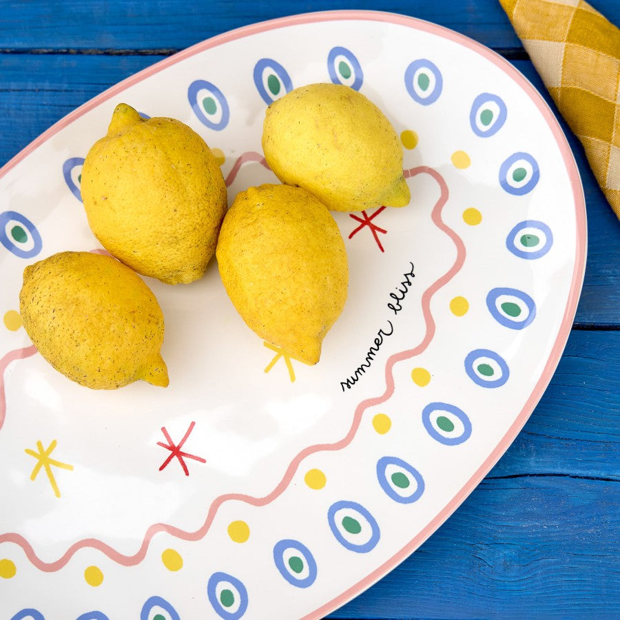 Oval platter 45cm SUMMER BLISS