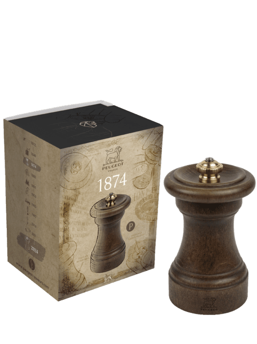 Bistro manuele pepermolen - 1874 - 10cm - verweerd hout