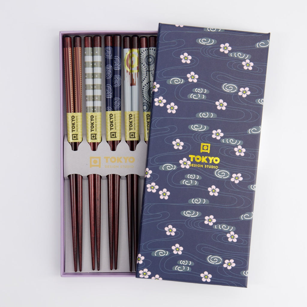 Chopstick giftset 5 mixed designs