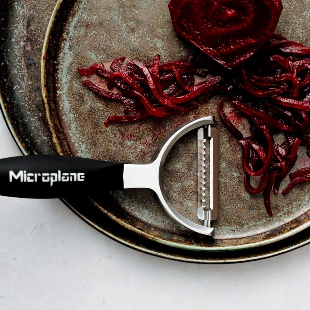 Microplane - dunschiller Y-model - julienne - zwart