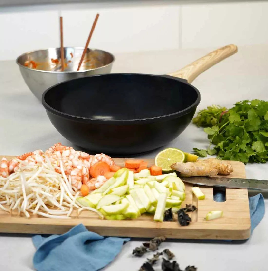 Wok - 28cm - grafiet