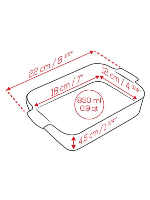 Appolia keramische ovenschaal - 22cm - bosgroen