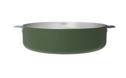 Merveilleuse sauteuse inox 28 groen-fougere