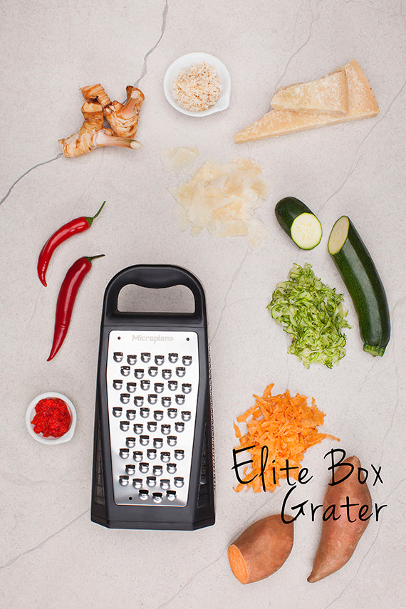 Microplane boxgrater elite zwart