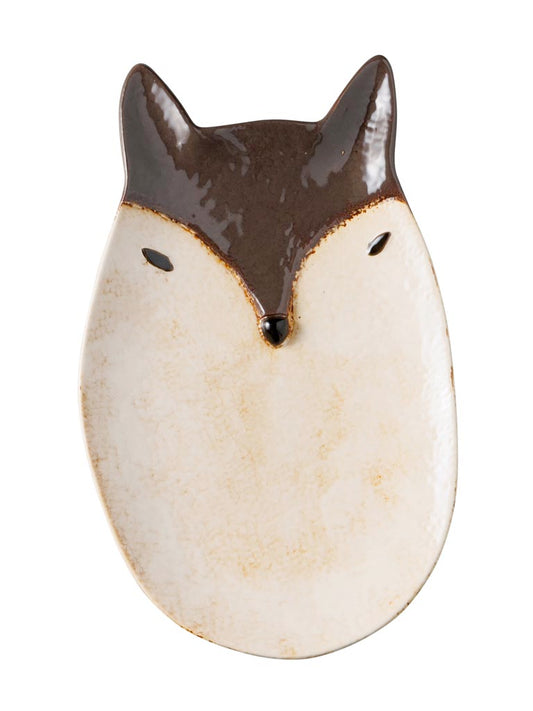 Plate Fox chocolate